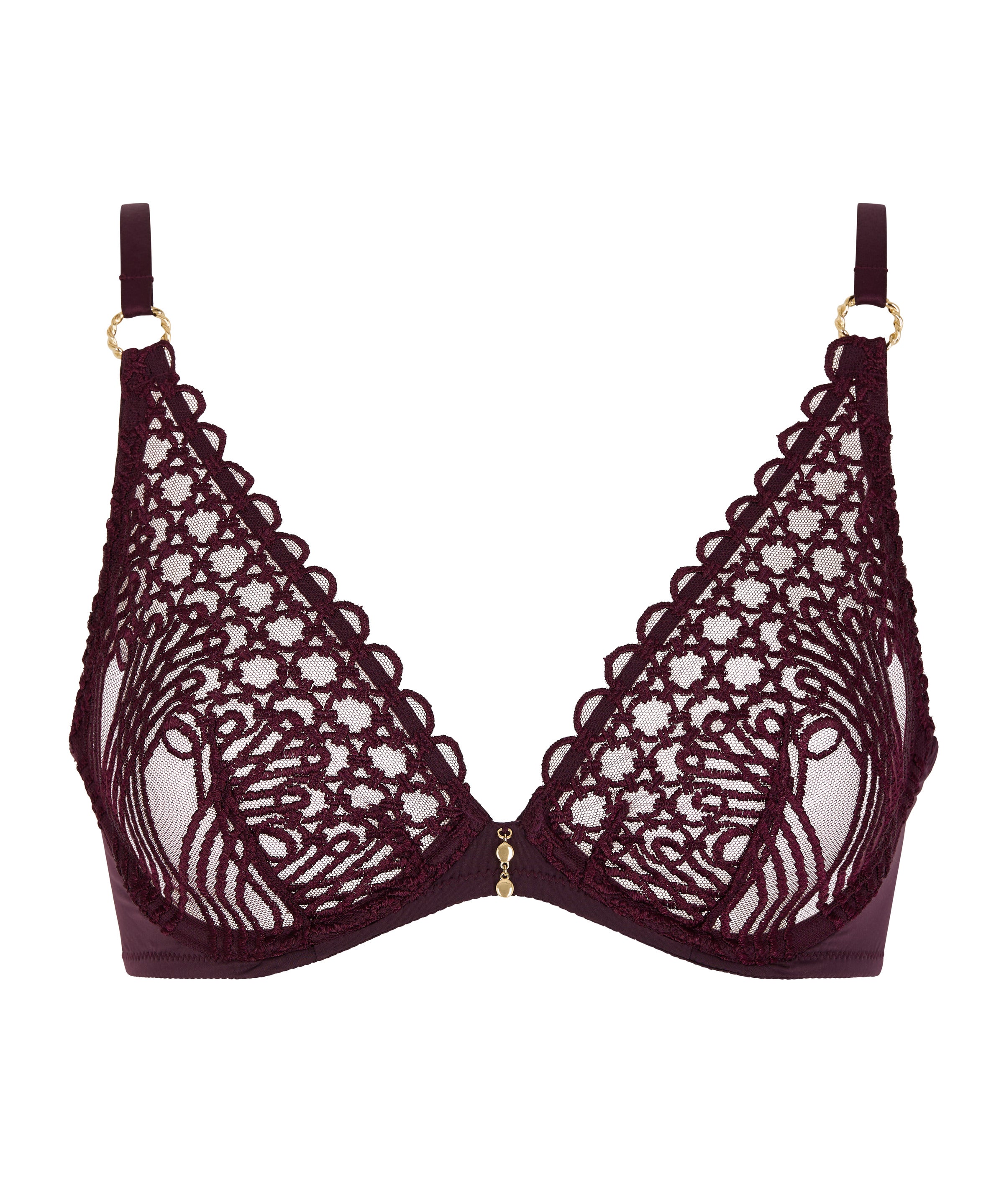 aubade-loge-du-d-sir-soutien-gorge-triangle-avec-armatures-deep-berry image 7