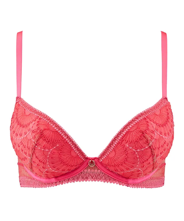 aubade-pure-vibration-soutien-gorge-push-up-coussinets-pink-flash image 1