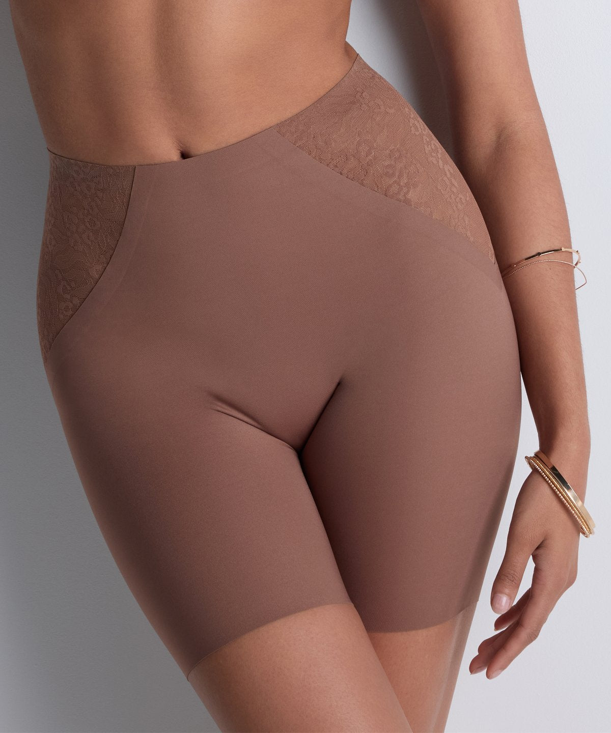 aubade-sculpt-by-aubade-panty-cinnamon-maille-douce-et-dentelle image 4