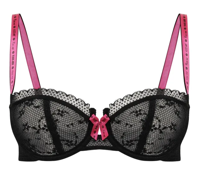 darjeeling-kiss-me-soutien-gorge-corbeille-push-up-dentelle-femme-noir-85e image 1
