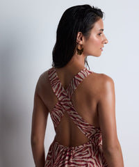aubade-beach-walk-robe-longue-pink-tiger-3 image 5