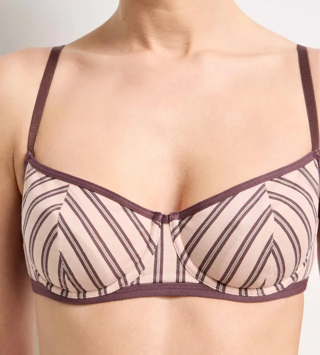 dim-soutien-gorge-corbeille-armatures-brun-rose-dim-x-ines-de-la-fressange image 1