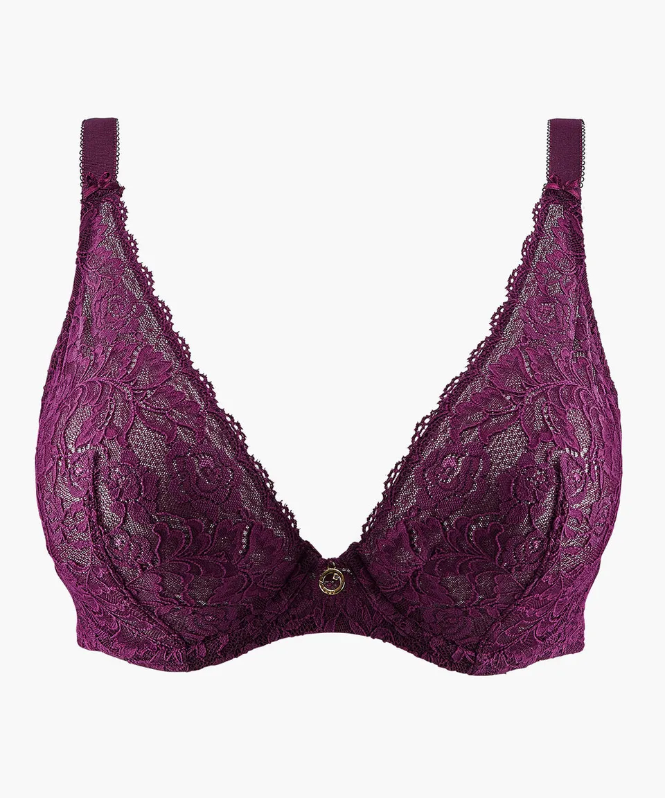 aubade-rosessence-soutien-gorge-triangle-confort-armatures-berry image 1