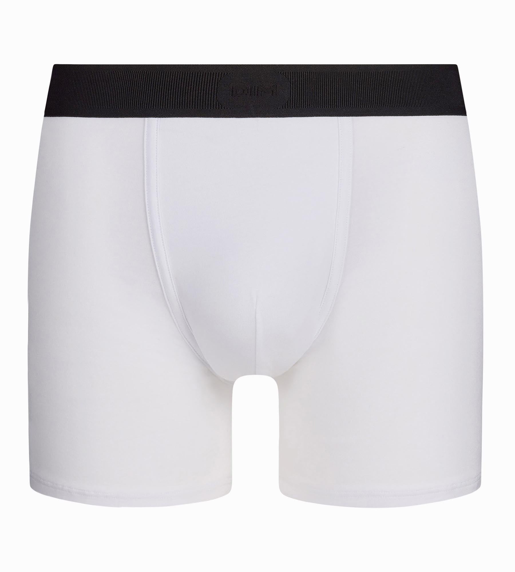 dim-signature-boxer-homme-blanc-coupe-4-coton image 3