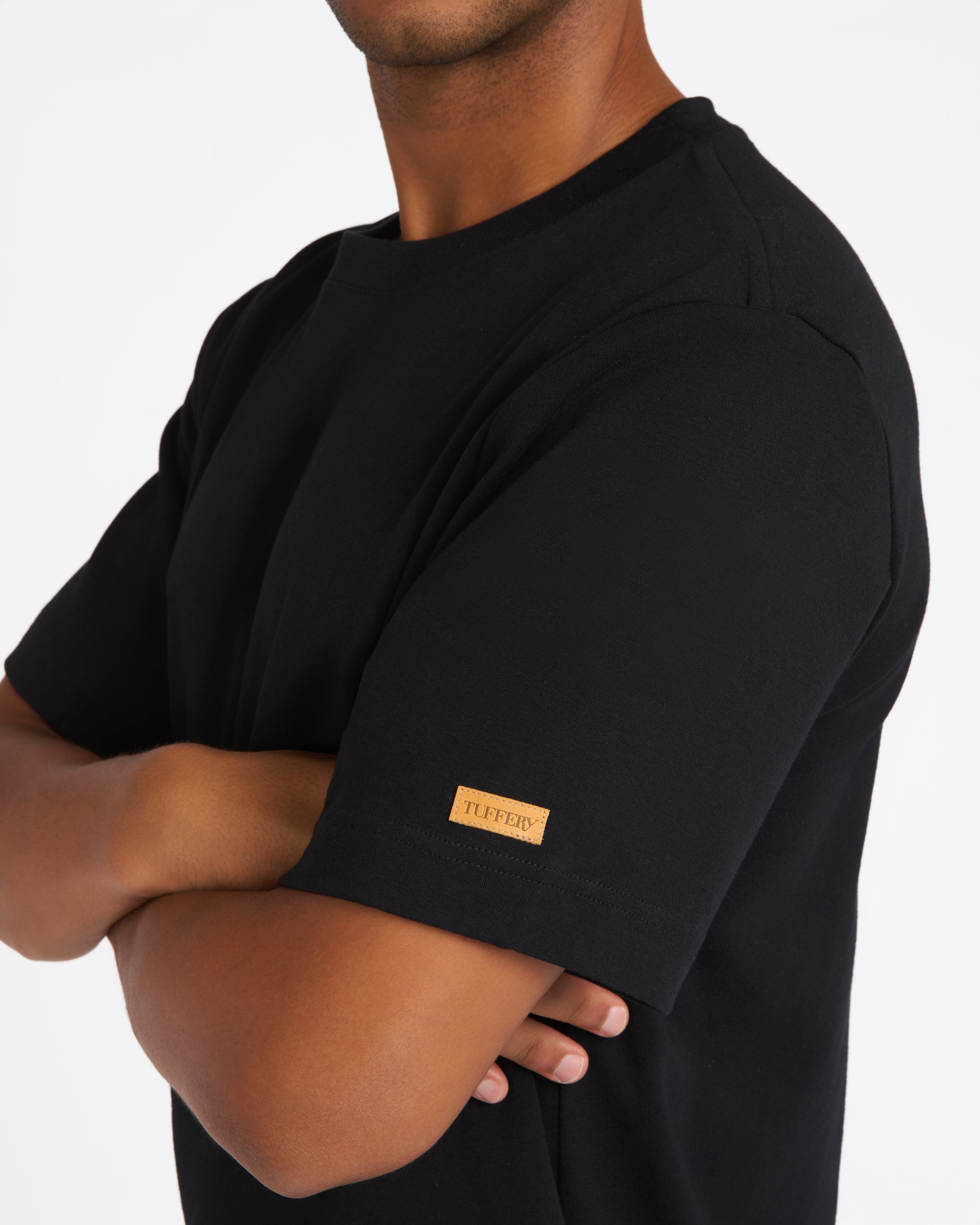 atelier-tuffery-causses-t-shirt-homme-100-coton-bio-noir image 6