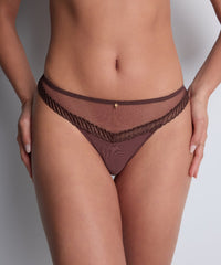 aubade-sheer-emotion-string-sepia image 2