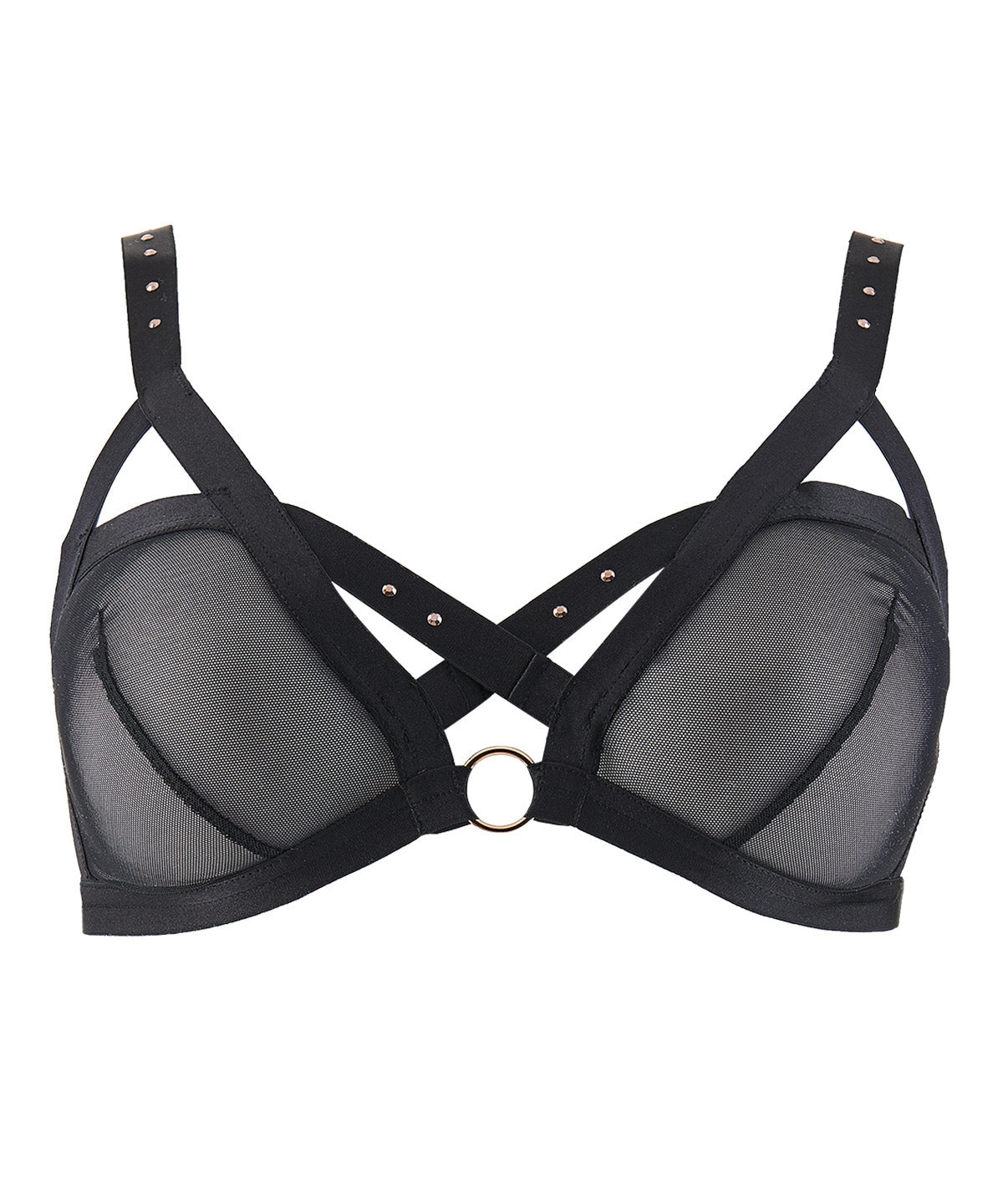 aubade-rencontre-anonyme-soutien-gorge-triangle-noir image 1