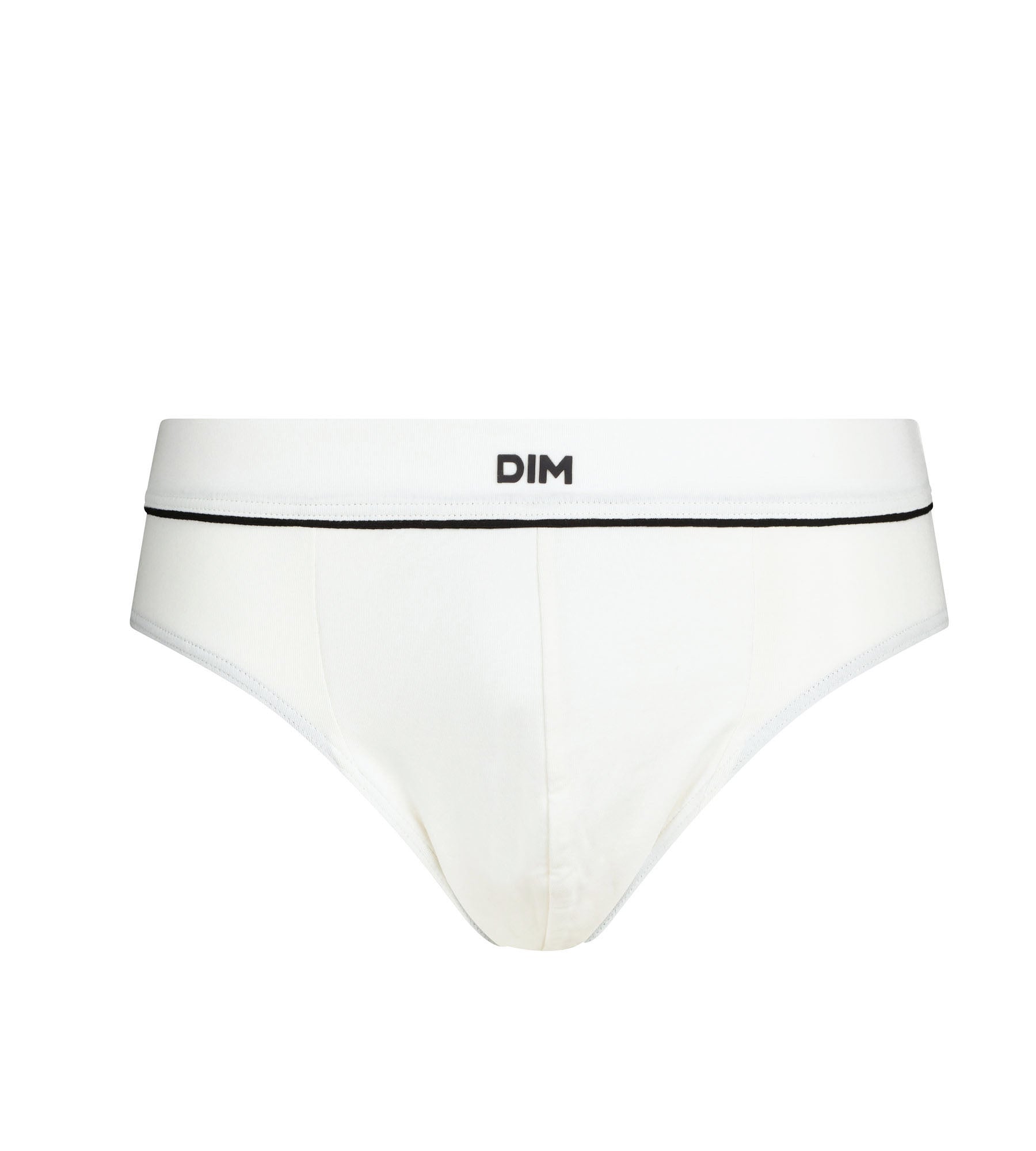 dim-gentleman-slip-homme-coton-modal-blanc-cru image 3