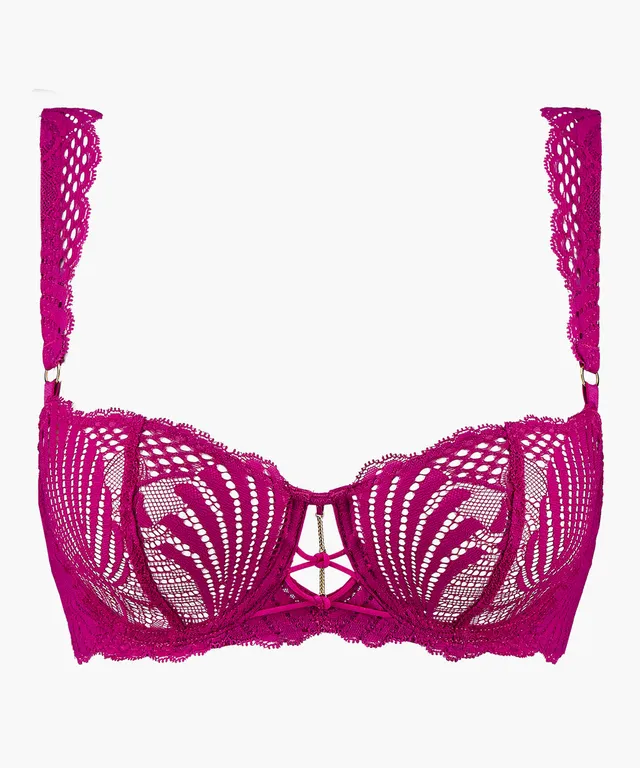 aubade-rythm-of-desire-halbschale-bh-mit-b-gel-radiant-pink-soutien-gorge-demi-s image 1