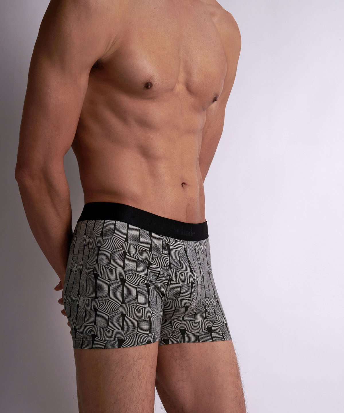 aubade-homme-pack-2-boxers-knit-gris-chin image 3