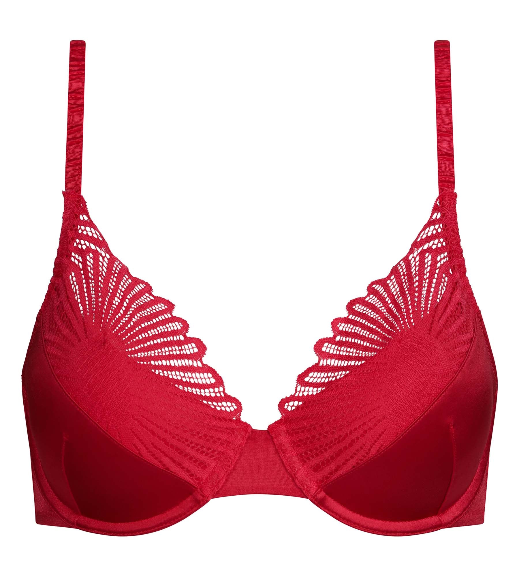dim-chocolove-soutien-gorge-armatures-satin-dentelle-rouge image 5