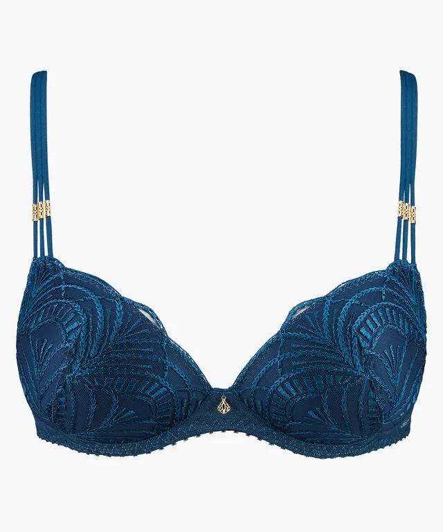 aubade-vibes-soutien-gorge-push-up-moul-dark-cyan image 1