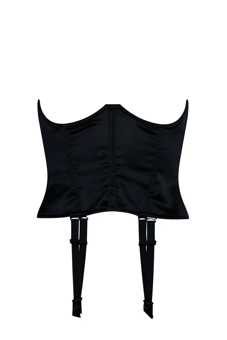 cadolle-rumba-porte-jarretelles-satin-noir image 1