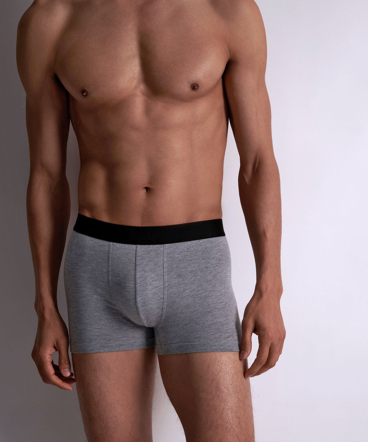aubade-homme-pack-2-boxers-knit-gris-chin image 6
