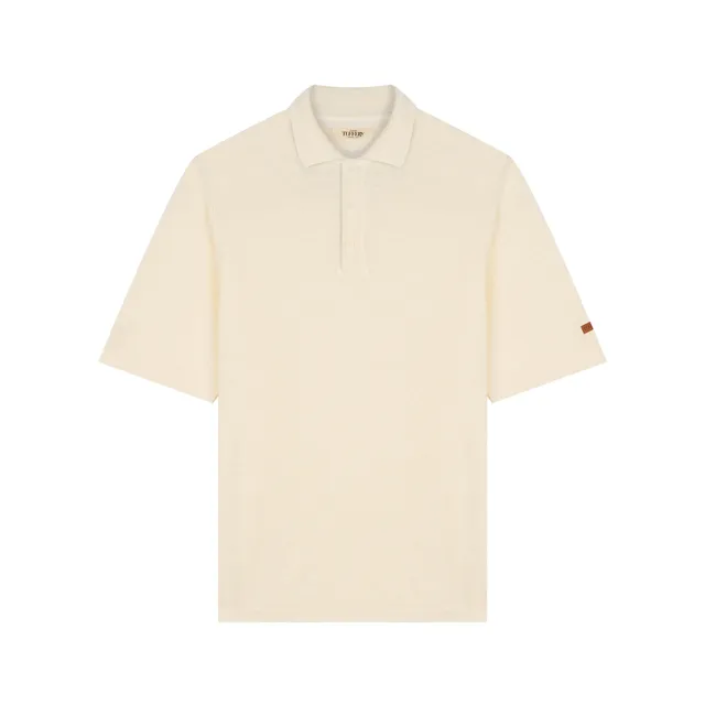 atelier-tuffery-polo-homme-droit-cru-lin-fran-ais image 1