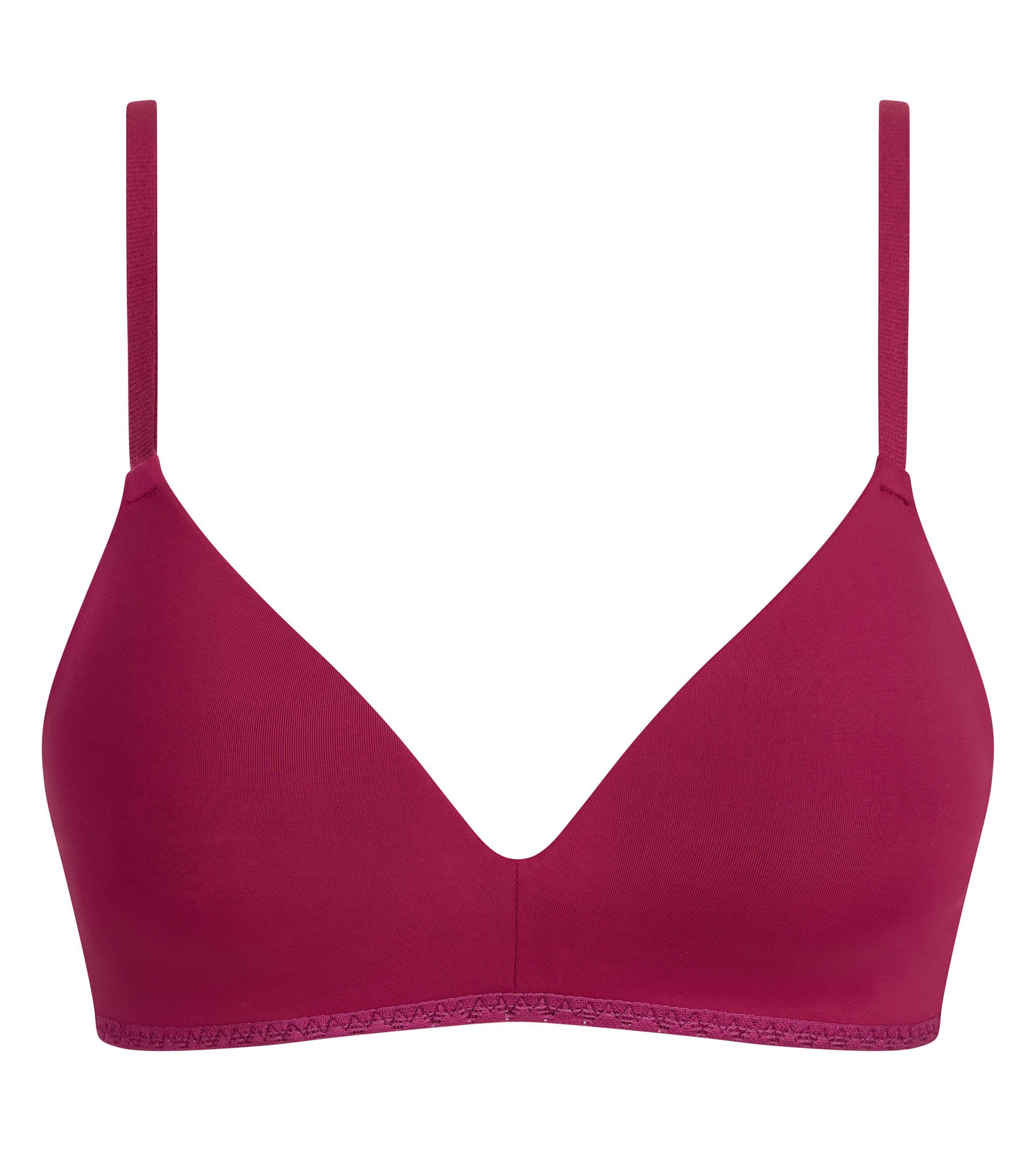 dim-soutien-gorge-triangle-sans-armatures-framboise-intense-daily-micro image 5