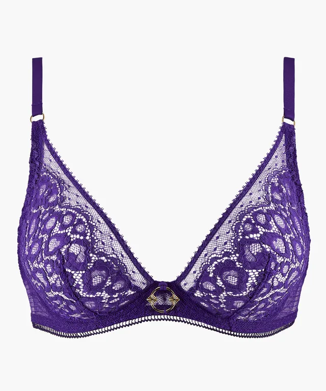 aubade-illusion-fauve-soutien-gorge-triangle-avec-armatures-ultraviolet image 1