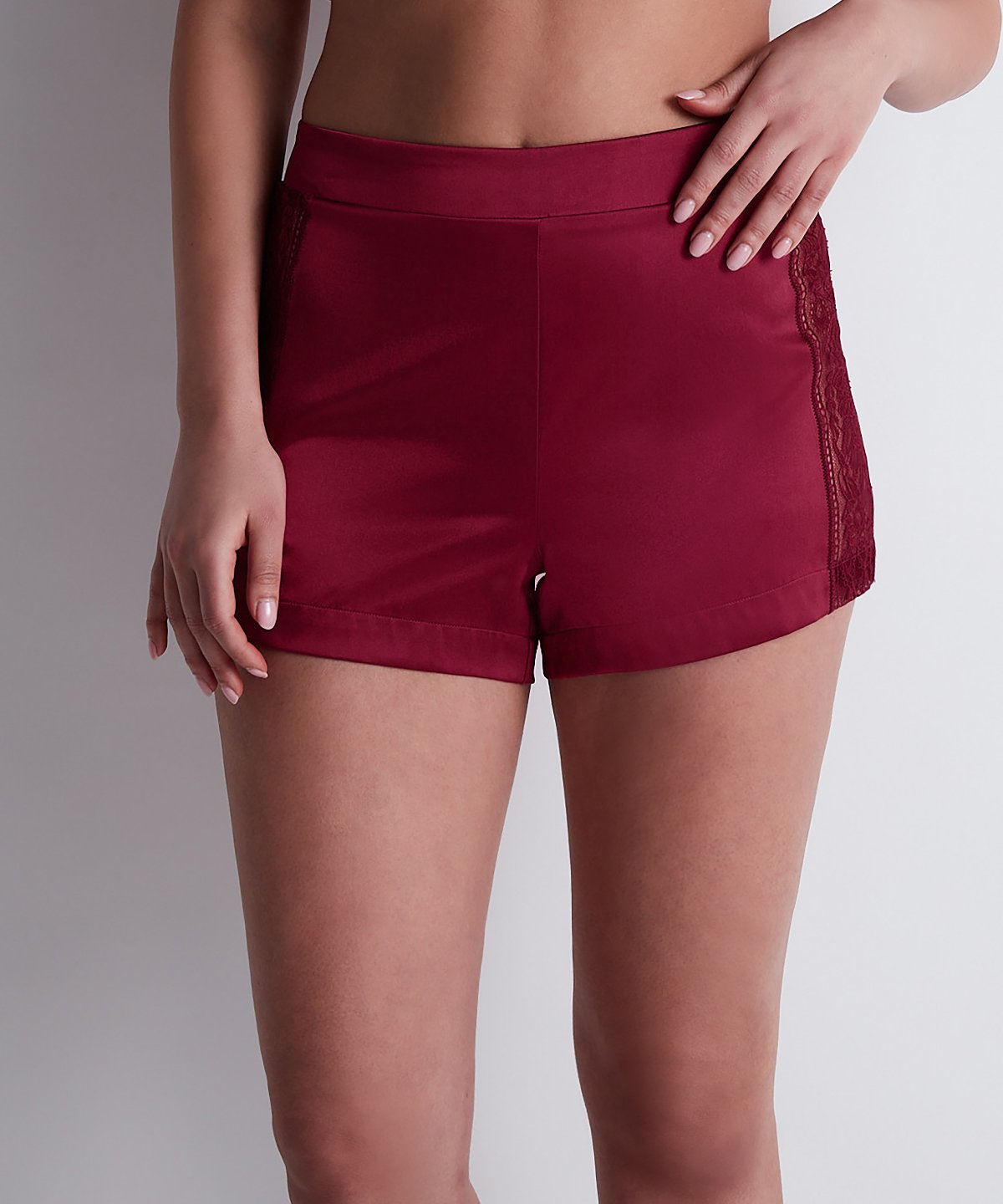 aubade-midnight-whisper-shorty-rouge-crimson-red image 5