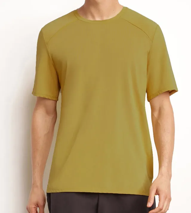 dim-move-t-shirt-de-sport-homme-mati-re-a-r-e-olive image 1