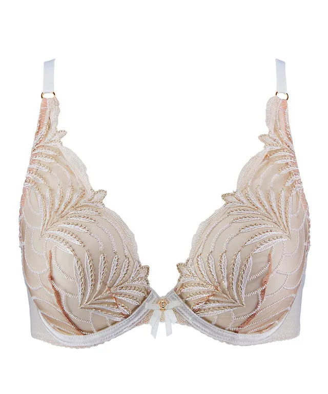 aubade-hypnolove-soutien-gorge-triangle-armatures-gold-feather image 1
