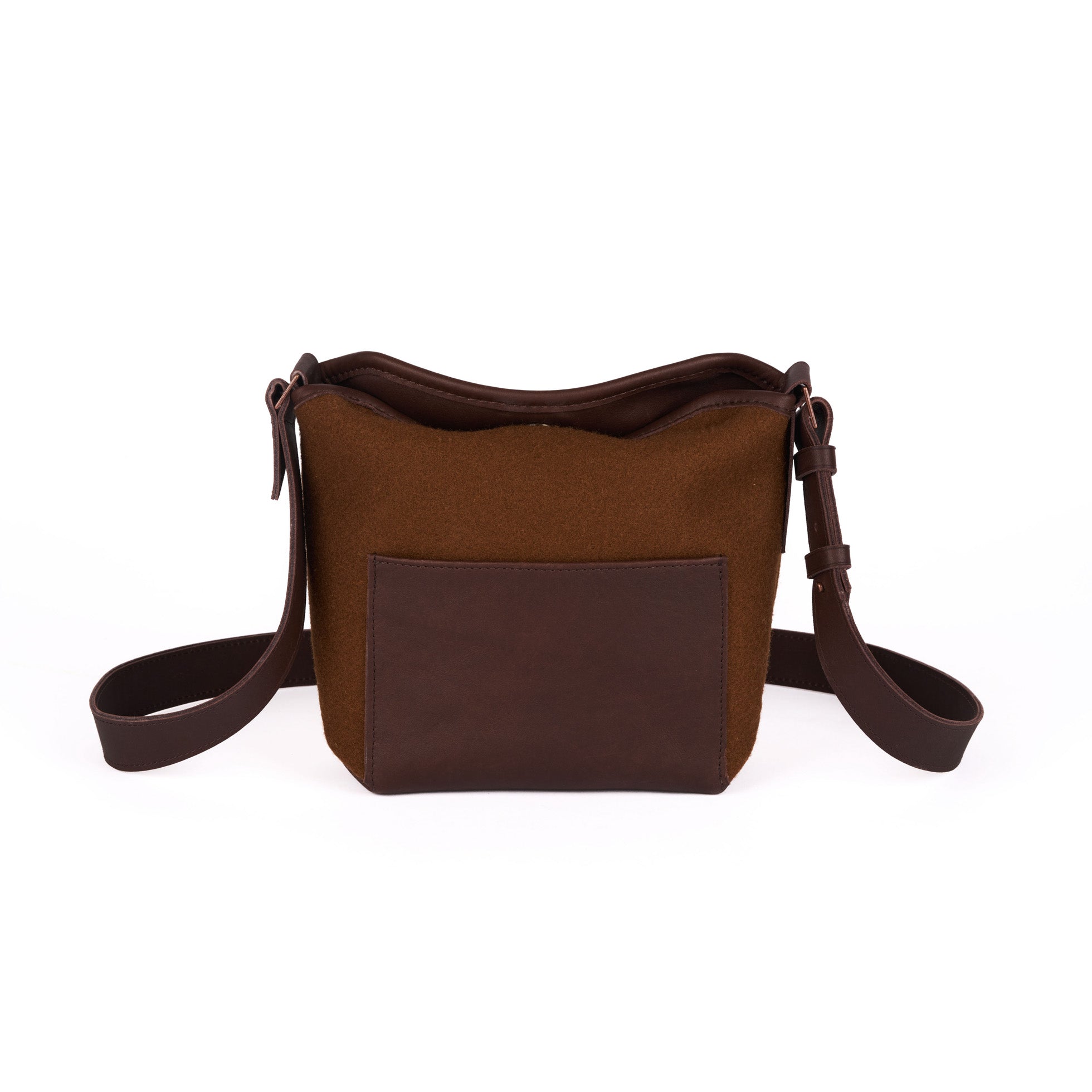 atelier-tuffery-sac-bandouli-re-cuir-et-laine-fran-aise-chocolat image 3