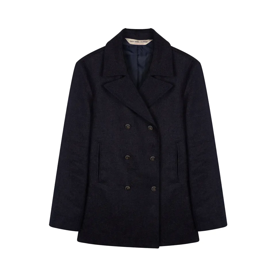 atelier-tuffery-x-saint-james-caban-h-ritage-homme-chanvre-laine-bleu-fonc image 1
