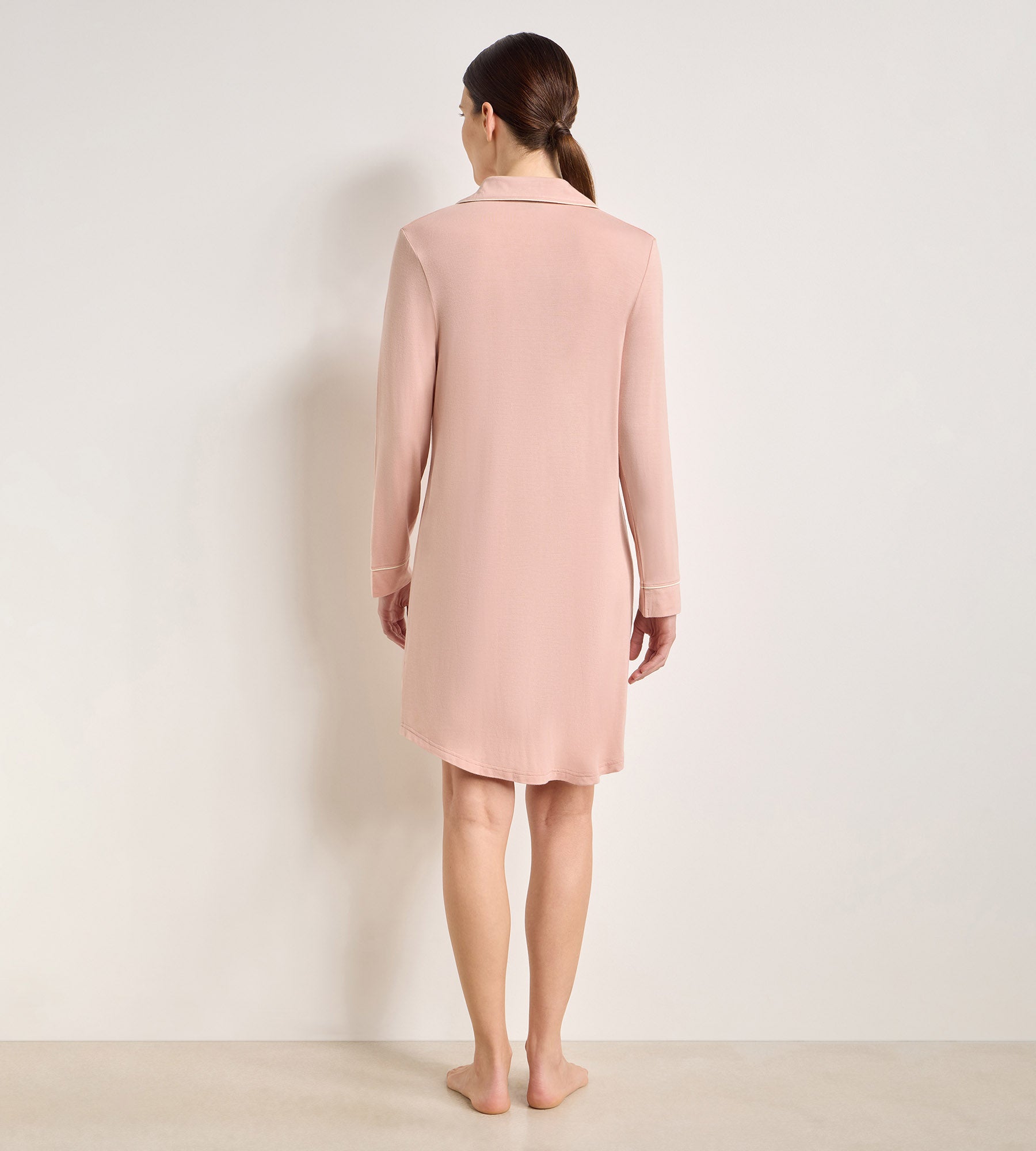chemise-de-nuit-dim-soft-blush-rose-poudr-viscose-lasthanne image 2