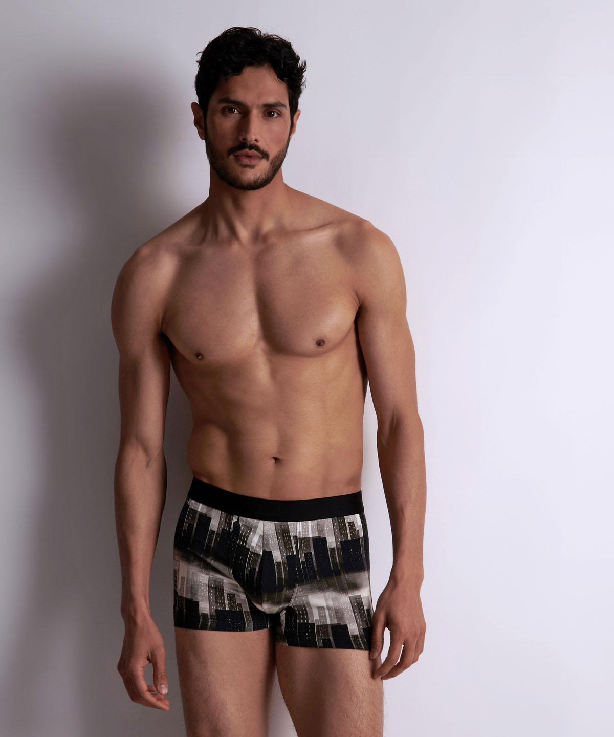 aubade-homme-boxer-buildings-coton-modal image 2