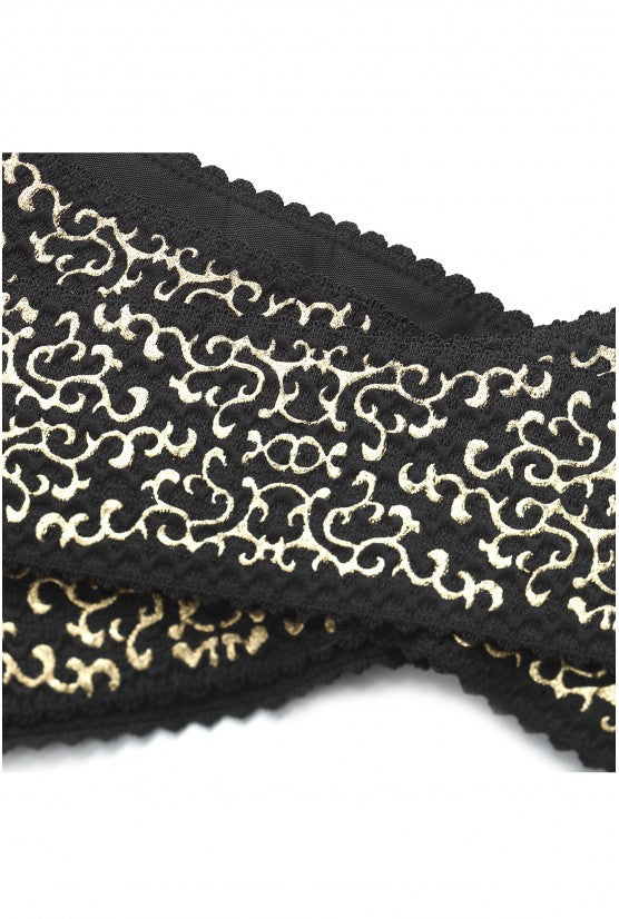 cadolle-serre-taille-junon-noir-et-or image 3