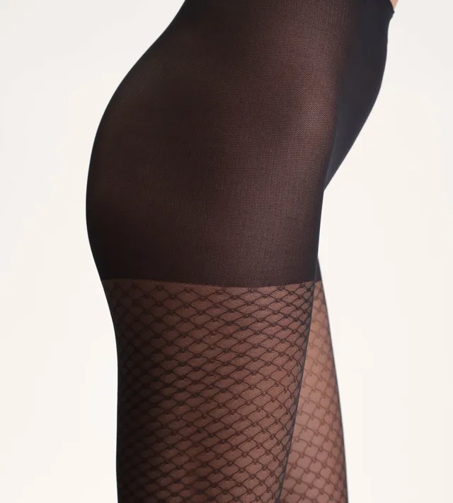 dim-madame-so-chic-collant-voile-bijoux-23d-noir image 1