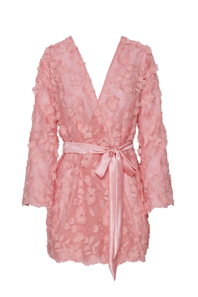 cadolle-eloise-peignoir-lin-rose image 1