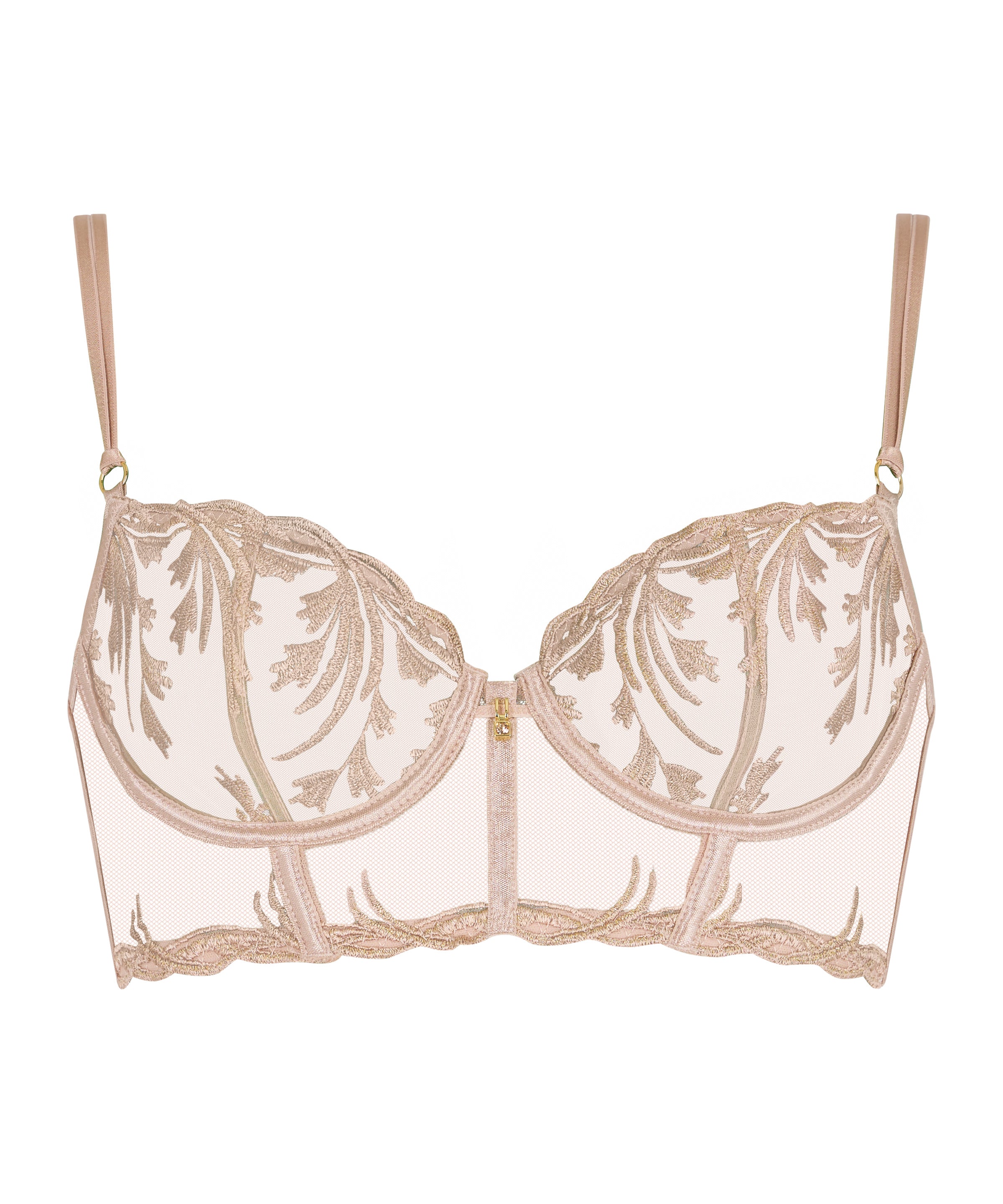 aubade-cosmic-romance-bustier-sand-rose image 8