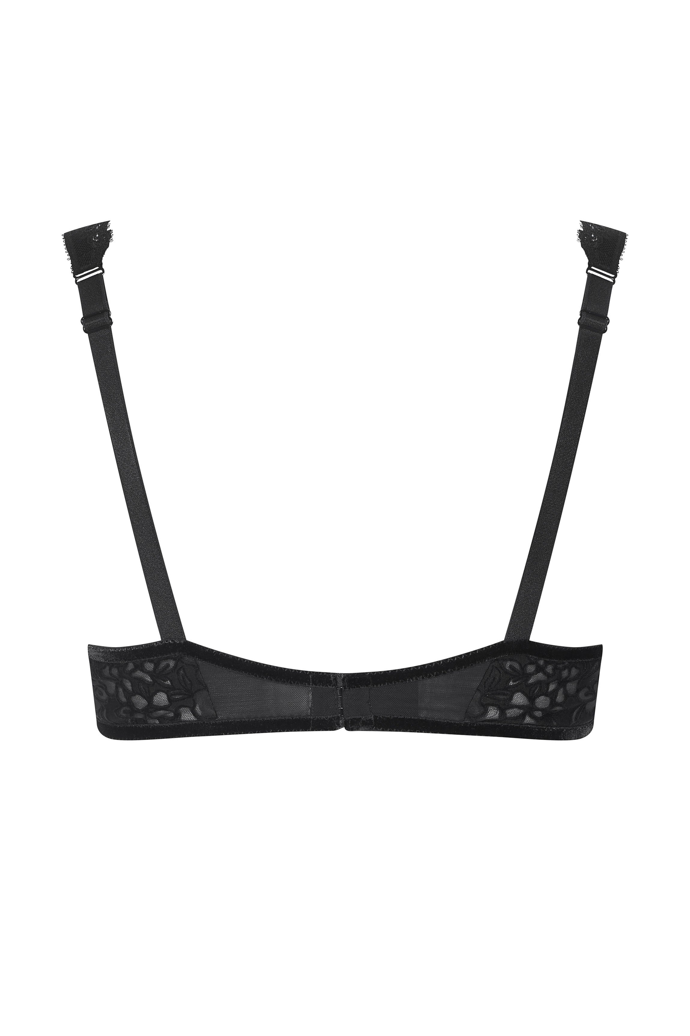 cadolle-jos-phine-soutien-gorge-balconnet-velours-noir image 2