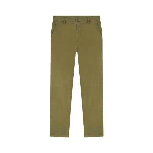 atelier-tuffery-ernest-chino-homme-droit-ajust-vert-kaki image 1