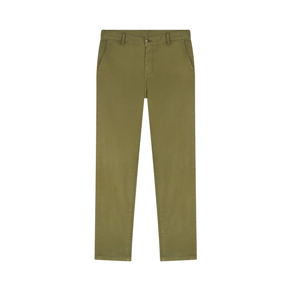 atelier-tuffery-ernest-chino-homme-droit-ajust-vert-kaki image 1