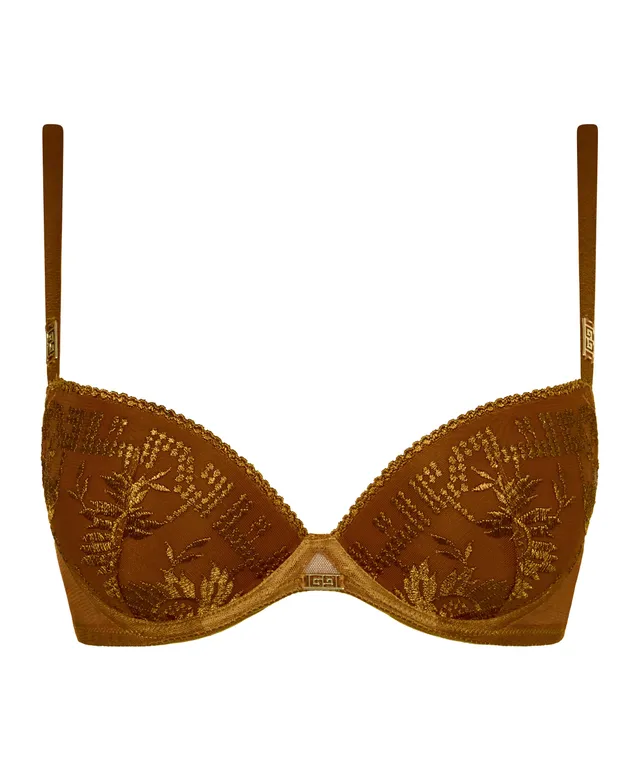 aubade-rules-of-attraction-soutien-gorge-push-up-coques-golden-shadow image 1