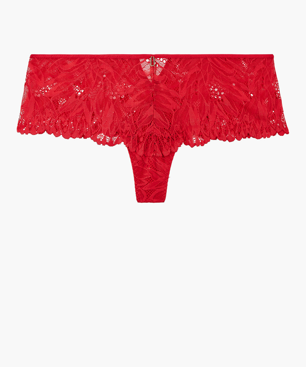 aubade-flowermania-shorty-cheeky-rouge-floral image 1