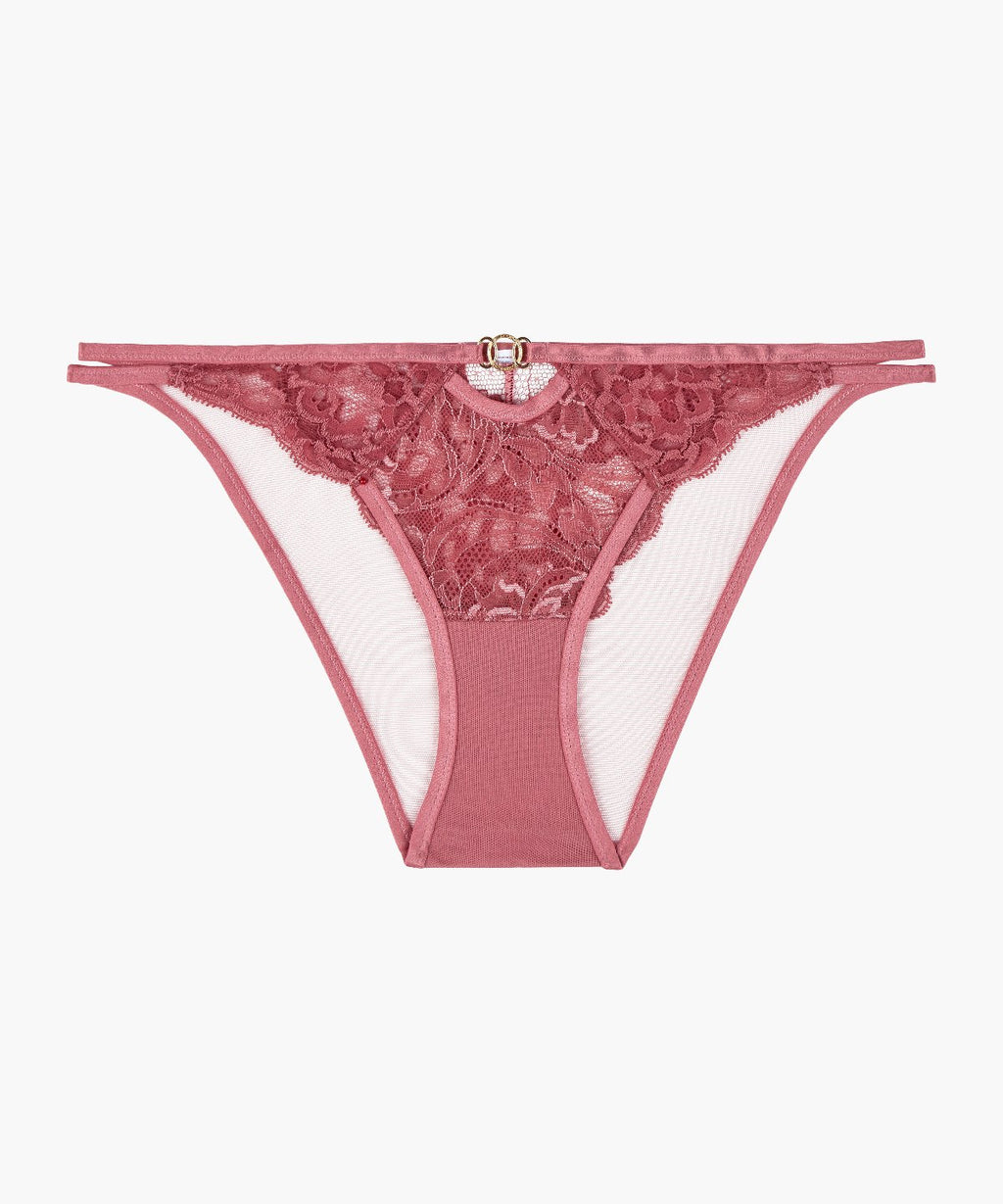 aubade-feeling-myself-hipster-rosewood-shorty-dentelle image 1
