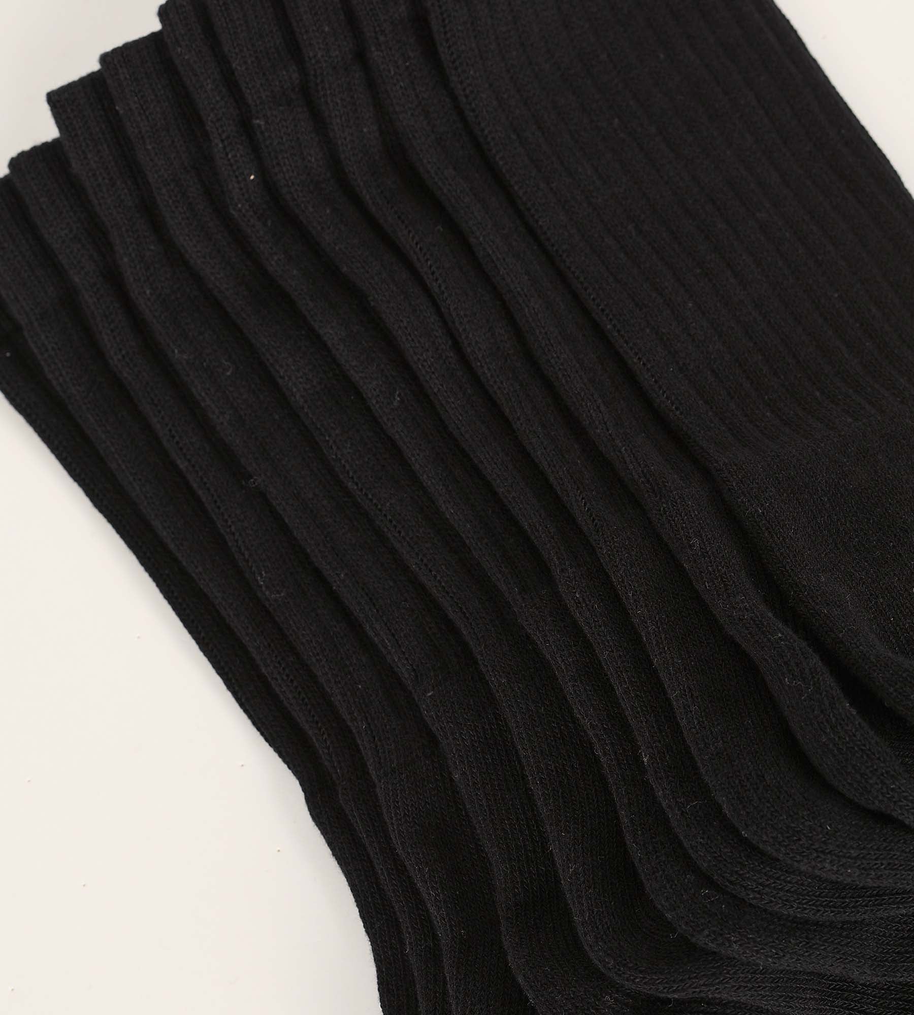 dim-ecodim-sport-lot-5-paires-chaussettes-homme-coton-noir image 3