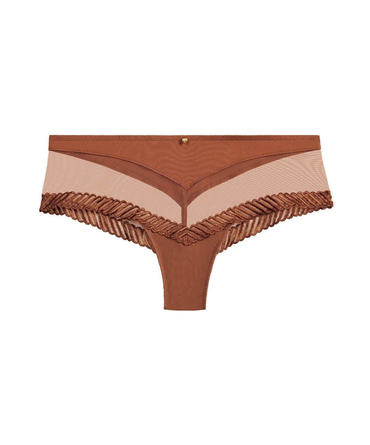 aubade-sheer-emotion-shorty-honey image 2