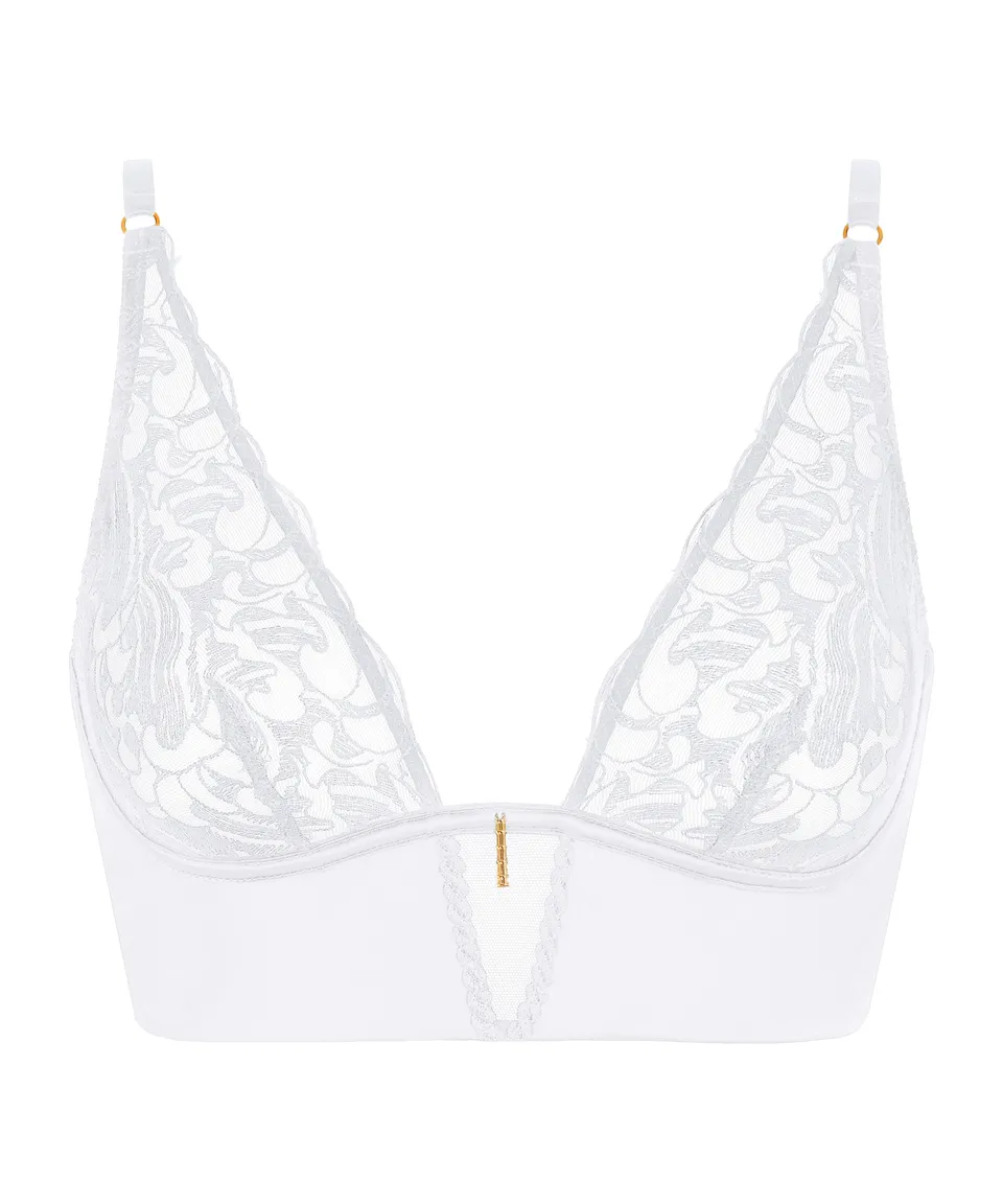 aubade-satin-memories-bralette-triangle-sans-armatures-artic-blue image 1