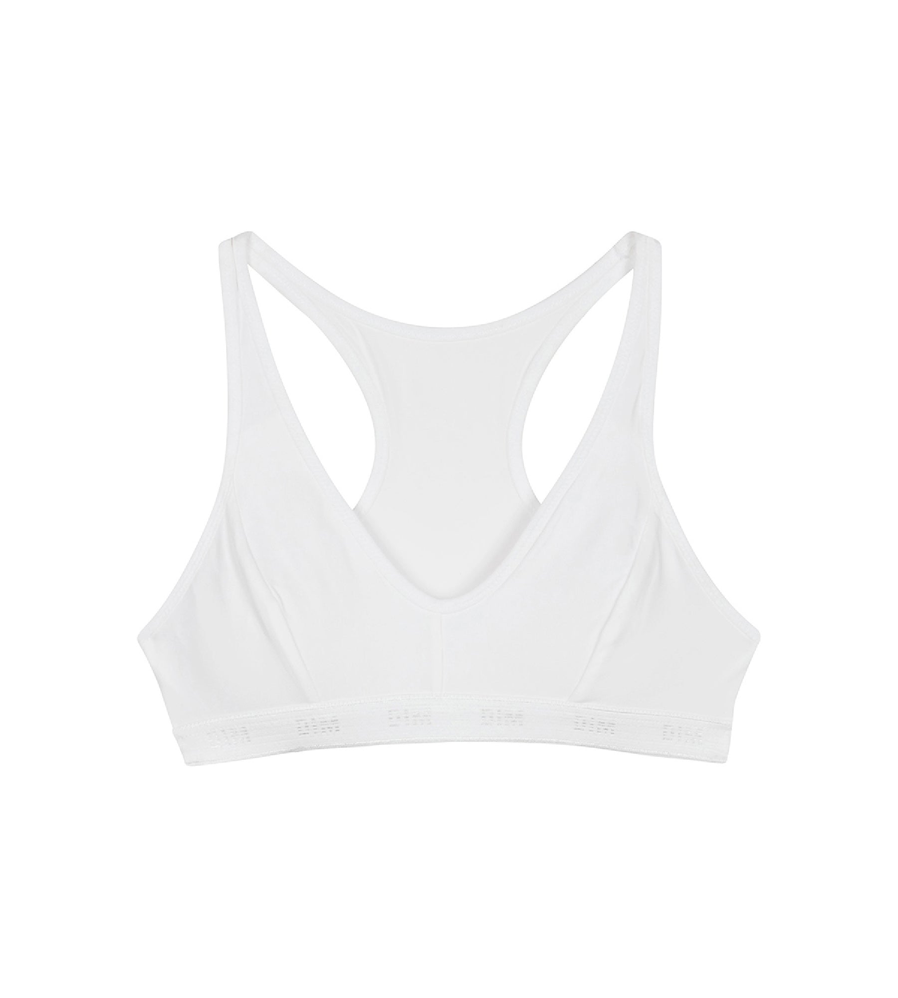 dim-pocket-micro-girl-brassi-re-de-sport-blanche-en-microfibre image 1