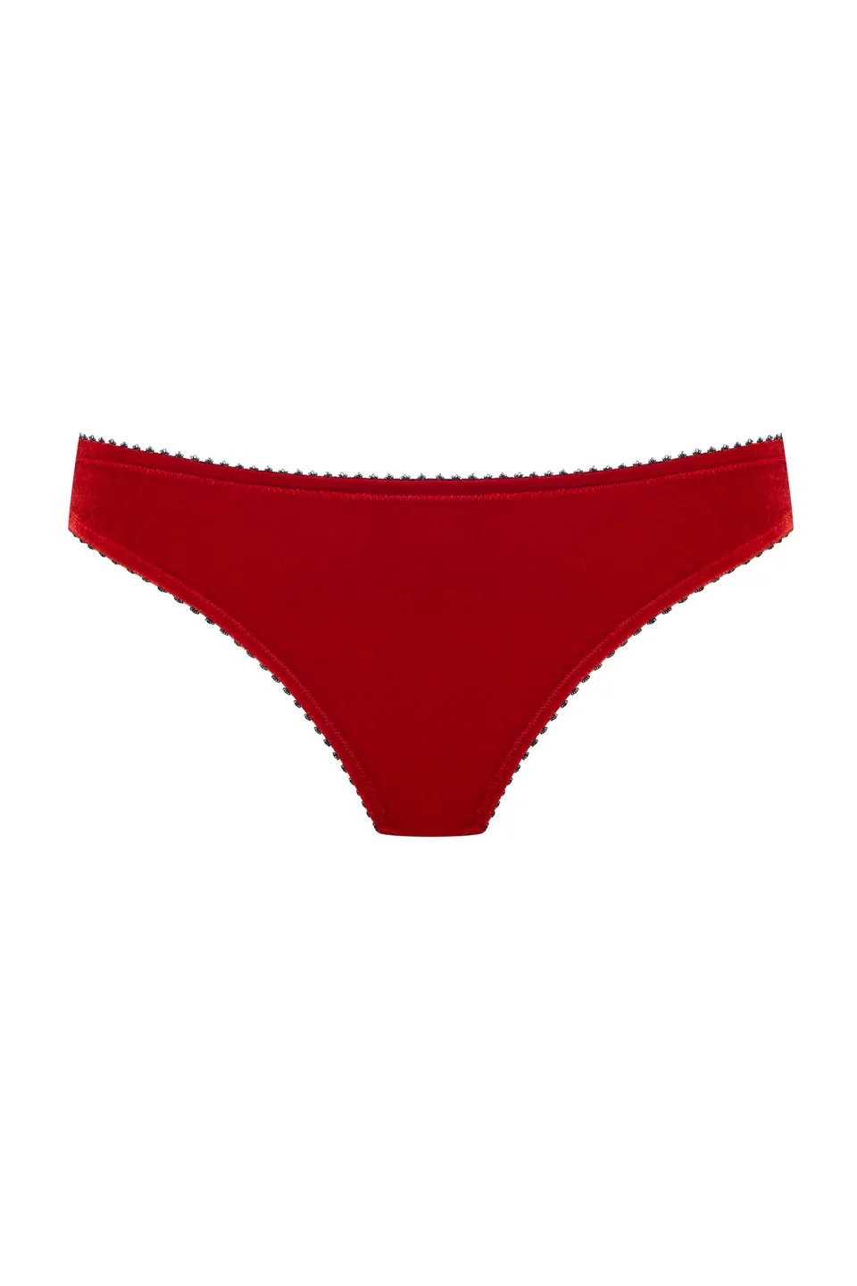 cadolle-cathy-string-velours-rouge image 1