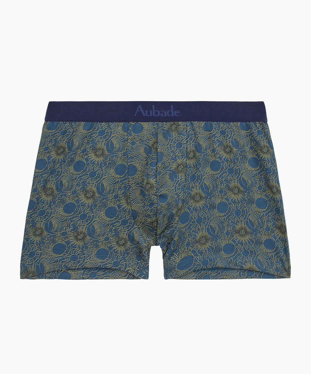 aubade-homme-boxer-moons-coton-bio image 1
