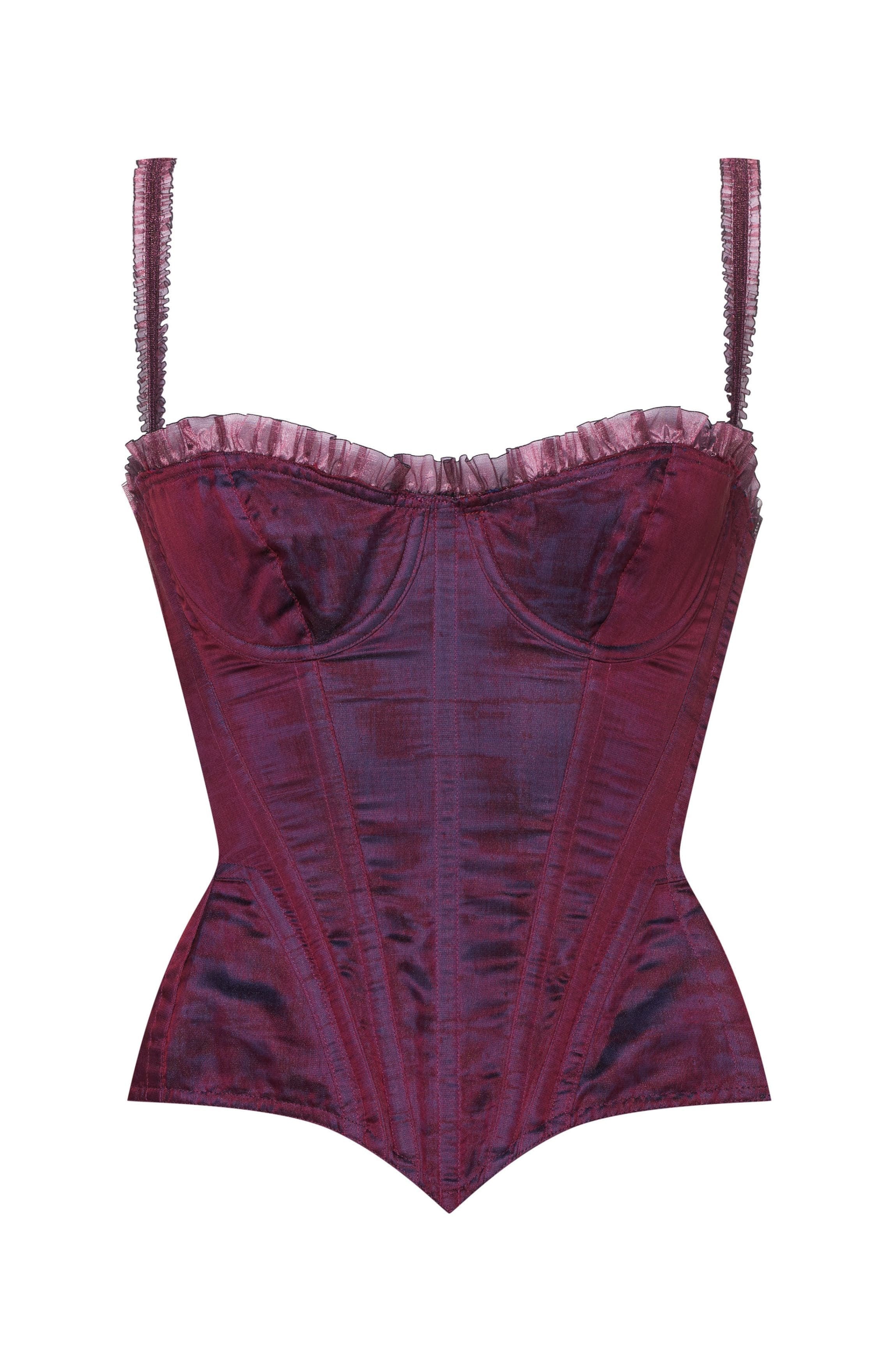 cadolle-cleves-corset-organza-prune-la-age image 1