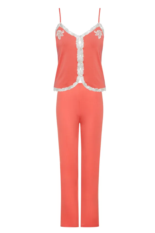 cadolle-pyjama-modal-corail-homewear image 1