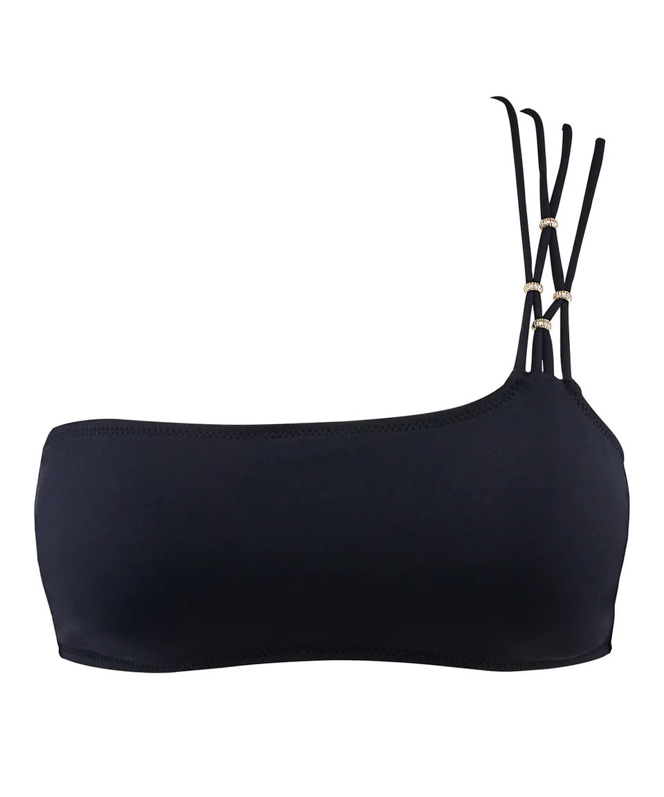 aubade-secret-laguna-bralette-bain-asym-trique-noire image 1