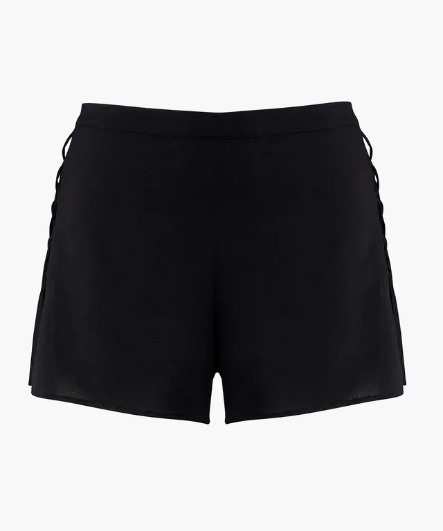 aubade-made-for-heaven-shorty-noir-satin-et-tulle image 1