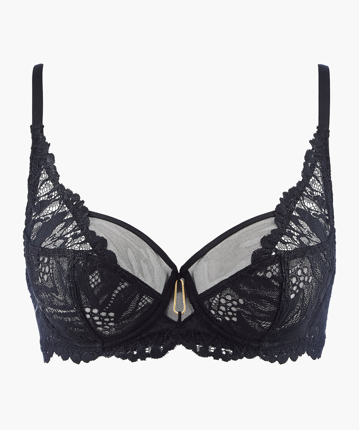 aubade-flowermania-embo-tant-foulard-noir image 1