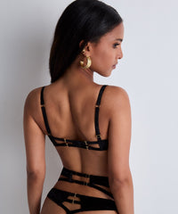 aubade-the-night-before-soutien-gorge-demi-bonnets-blackbird image 8